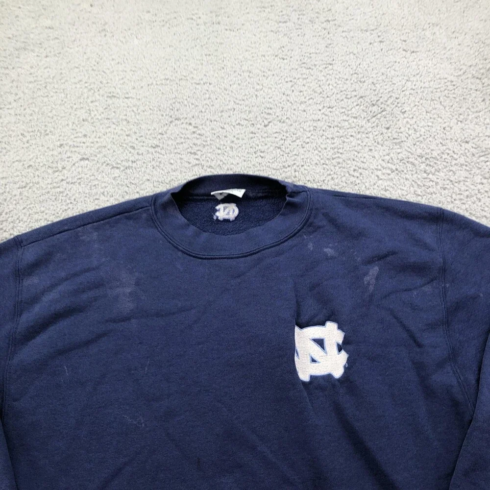 Vintage North Carolina Tar Heels Sweatshirt Mens Large Blue Augusta Sportswear